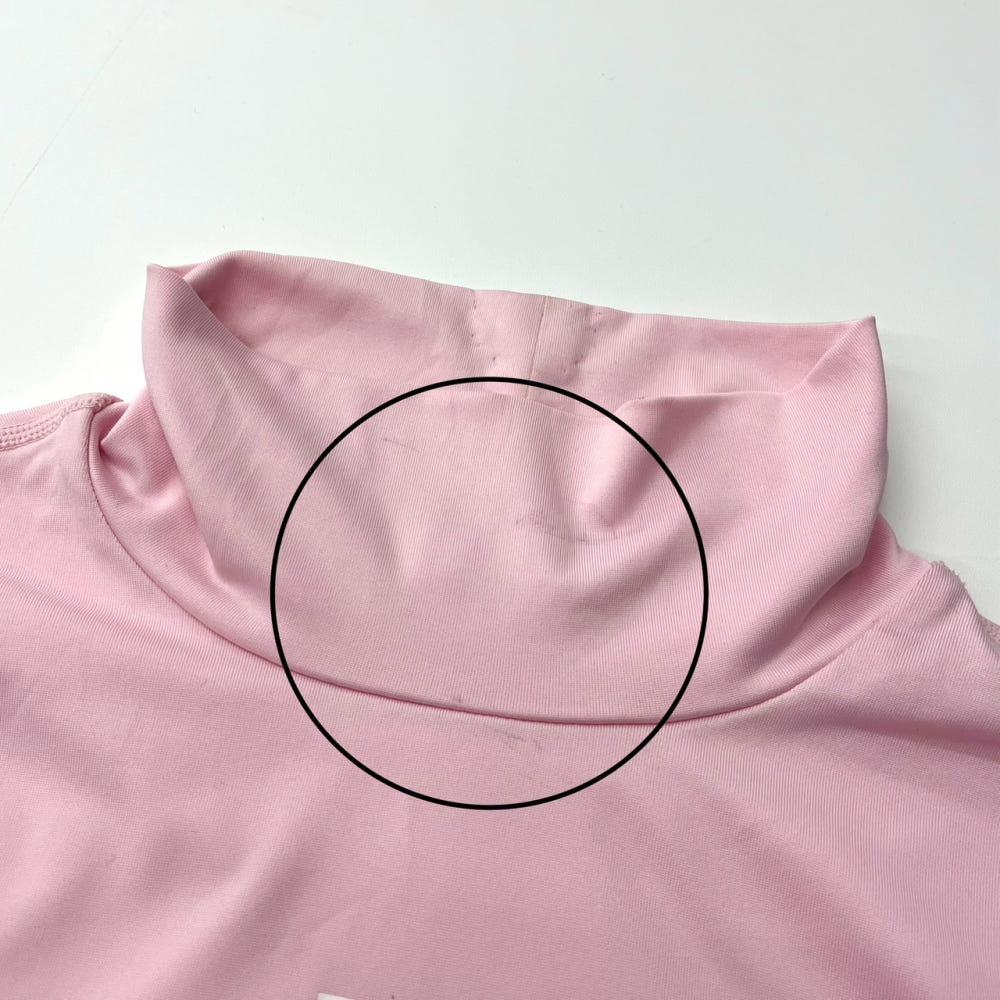 (중고) Courreges 꾸레쥬 하이넥 롱 슬리브 핑크 9