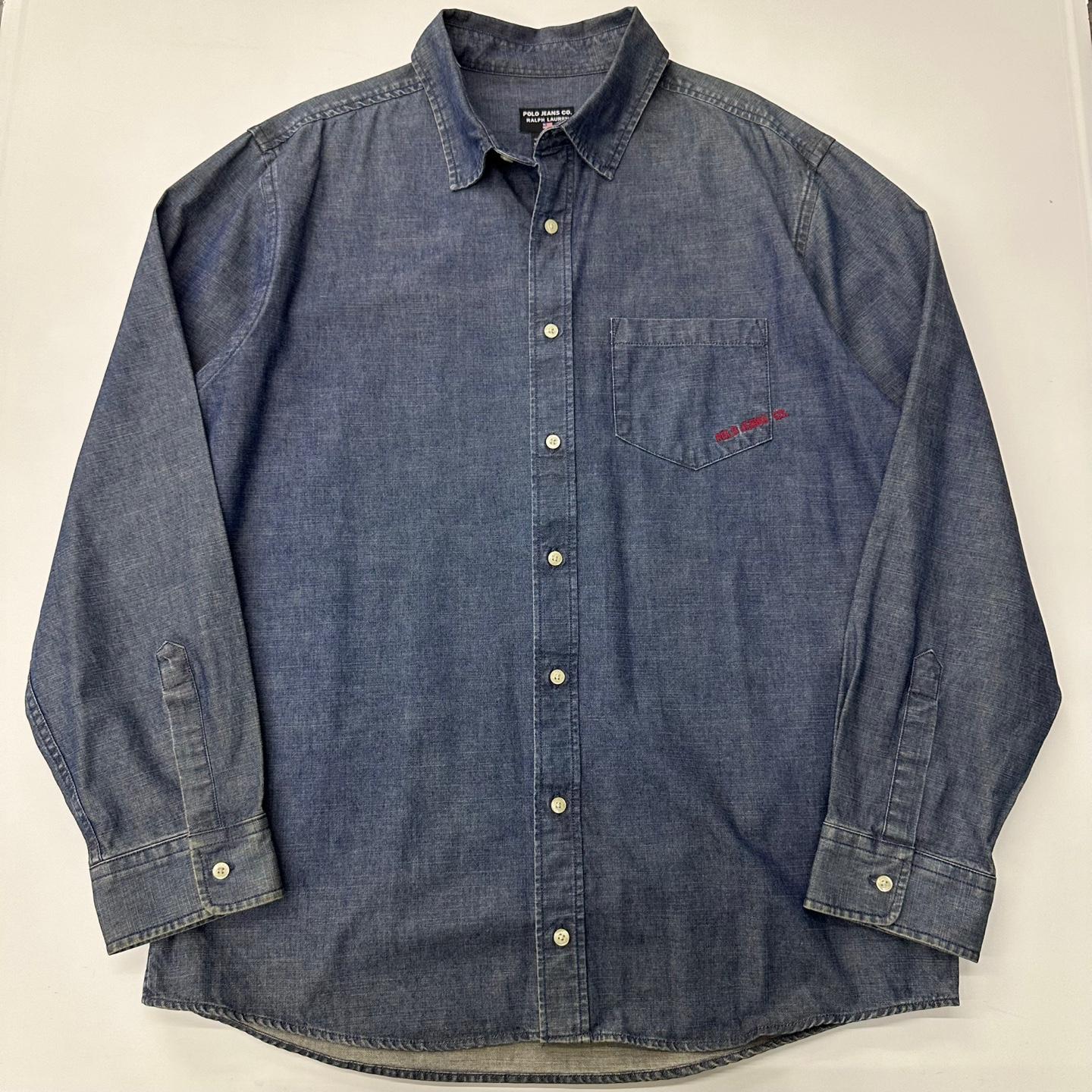 (중고) Polo 폴로진스 00‘s 오버사이즈 데님 셔츠 2