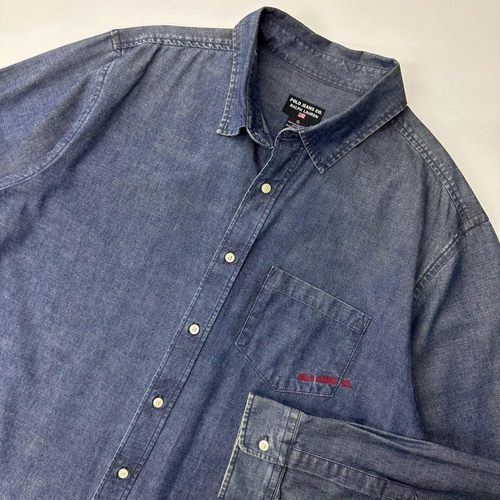(중고) Polo 폴로진스 00‘s 오버사이즈 데님 셔츠 4