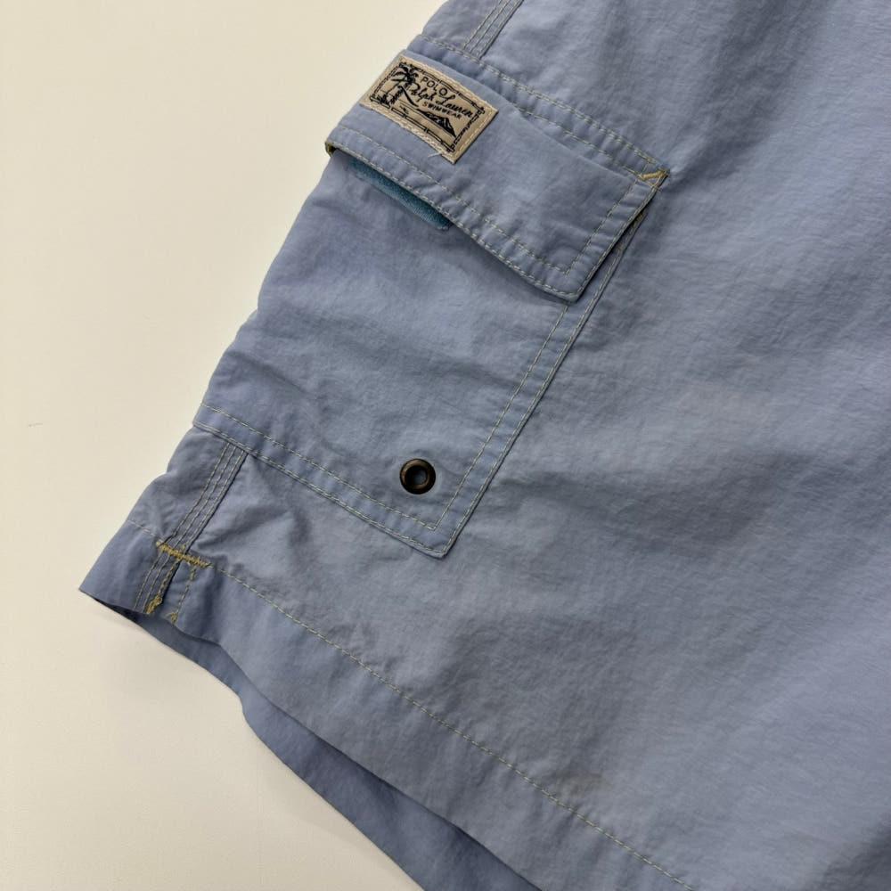 (중고) Polo 폴로랄프로렌 스카이블루 나일론 스윔 팬츠 6