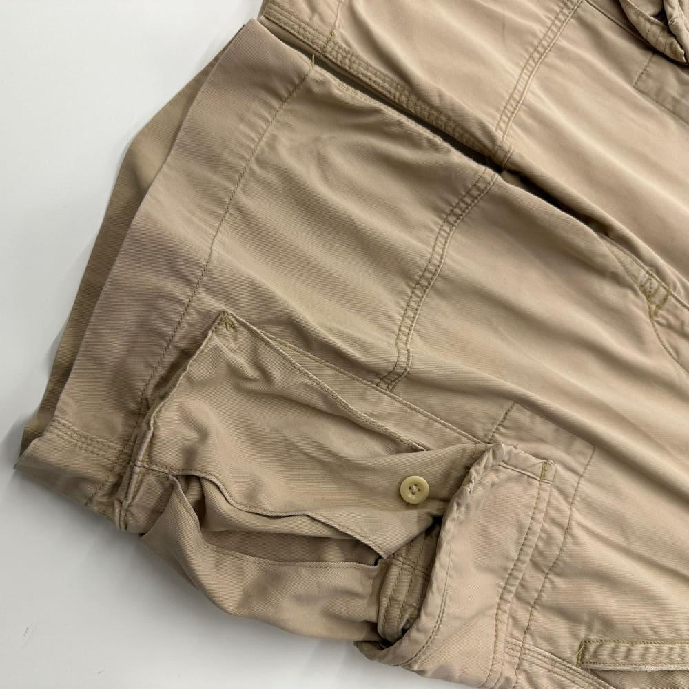 (중고) Polo 폴로랄프로렌 신형라벨 코튼 베이지 카고 하프 팬츠 8