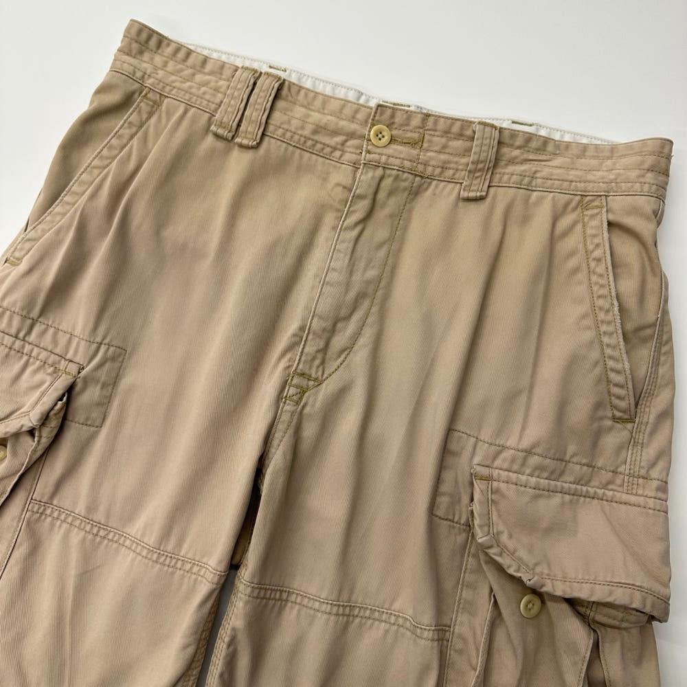 (중고) Polo 폴로랄프로렌 신형라벨 코튼 베이지 카고 하프 팬츠 6