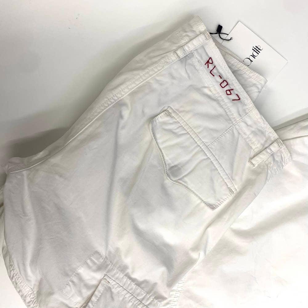 (중고) Polo 폴로랄프로렌 화이트 조거 카고 팬츠 7