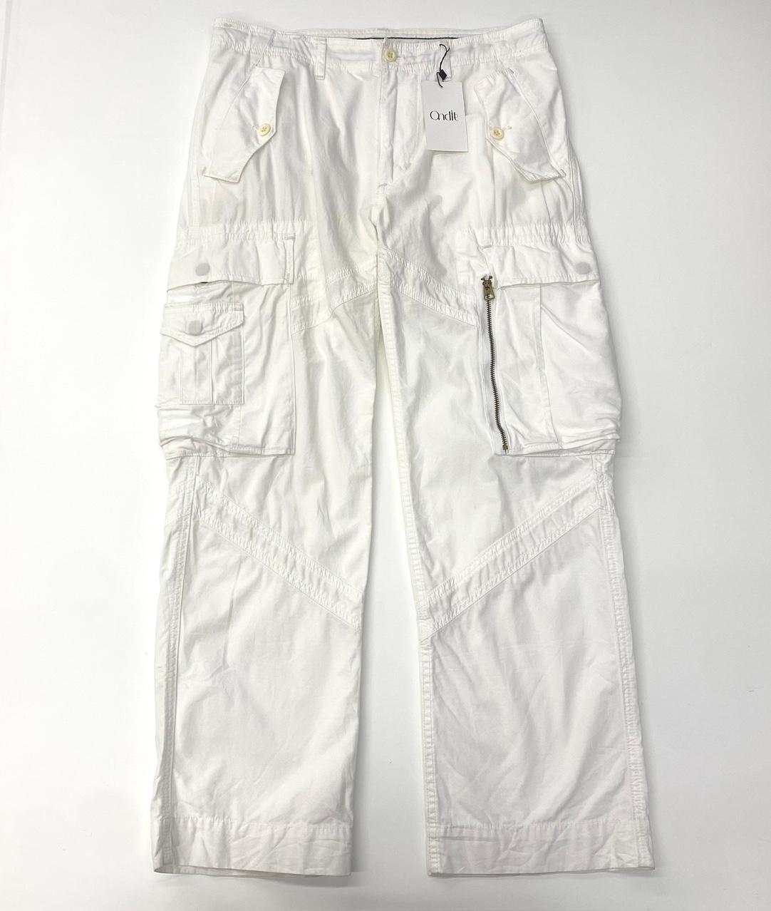 (중고) Polo 폴로랄프로렌 화이트 조거 카고 팬츠 2
