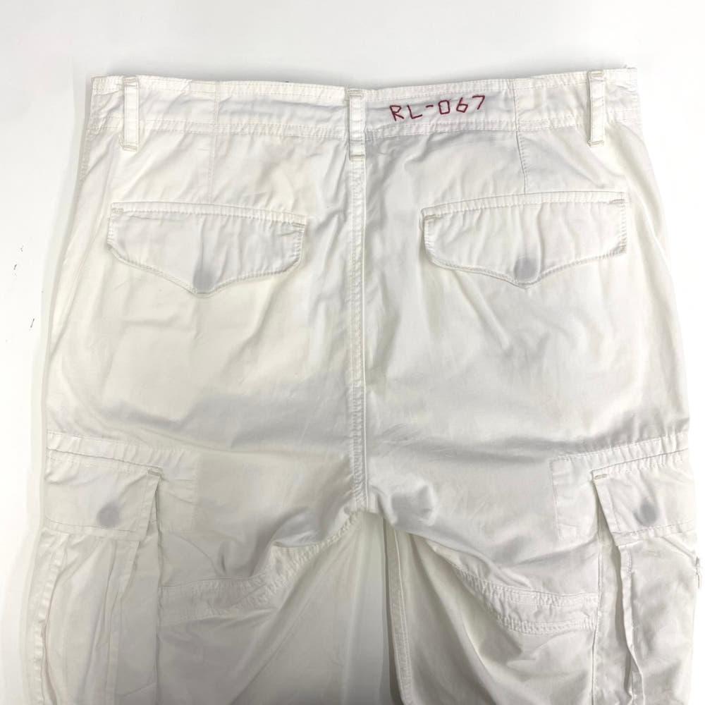 (중고) Polo 폴로랄프로렌 화이트 조거 카고 팬츠 6
