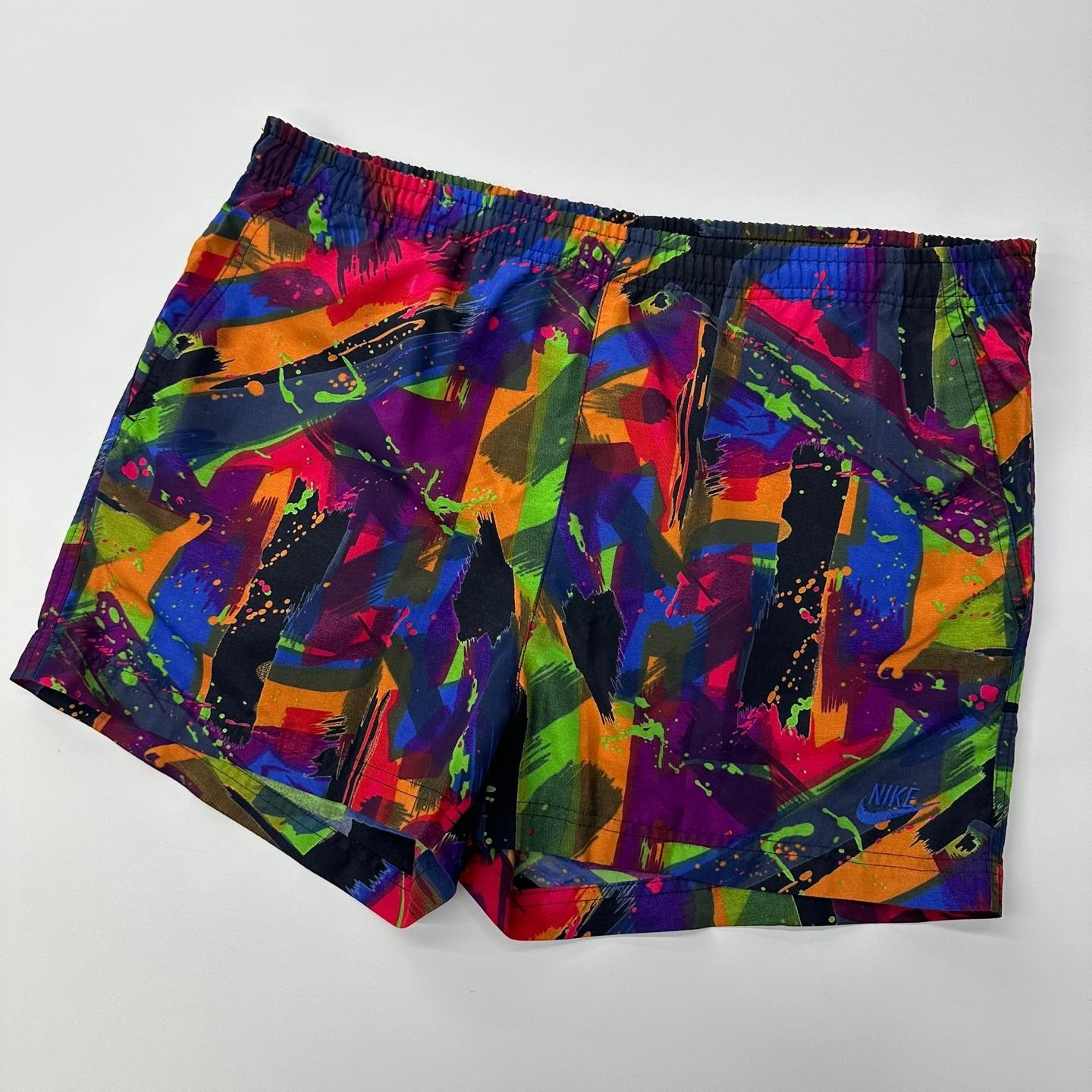 (중고) Nike 나이키 삼나스포츠 1994‘s 컬러 패턴 하프 팬츠 2