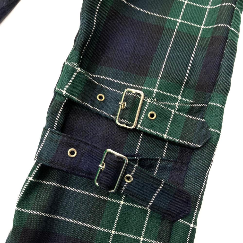(중고)CommedesgarconsBlack꼼데가르송 2016AW 본테지 그린타탄체크 팬츠 8