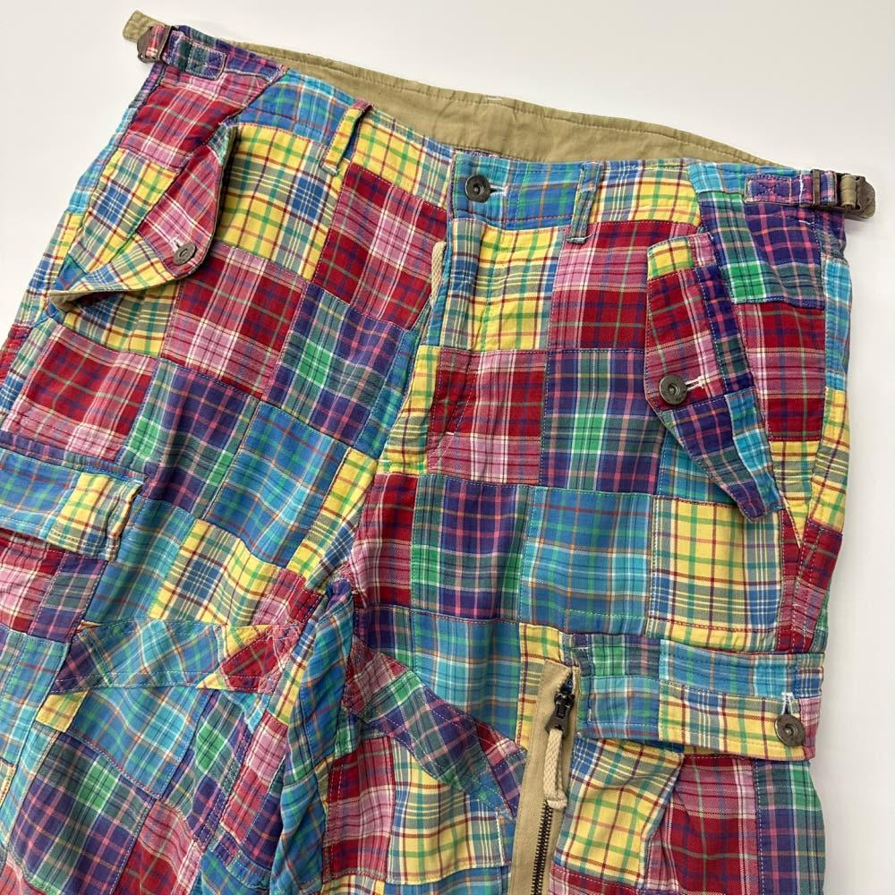 (중고) Polo 폴로랄프로렌 00‘s 마드라스 체크 카고 하프 팬츠 7