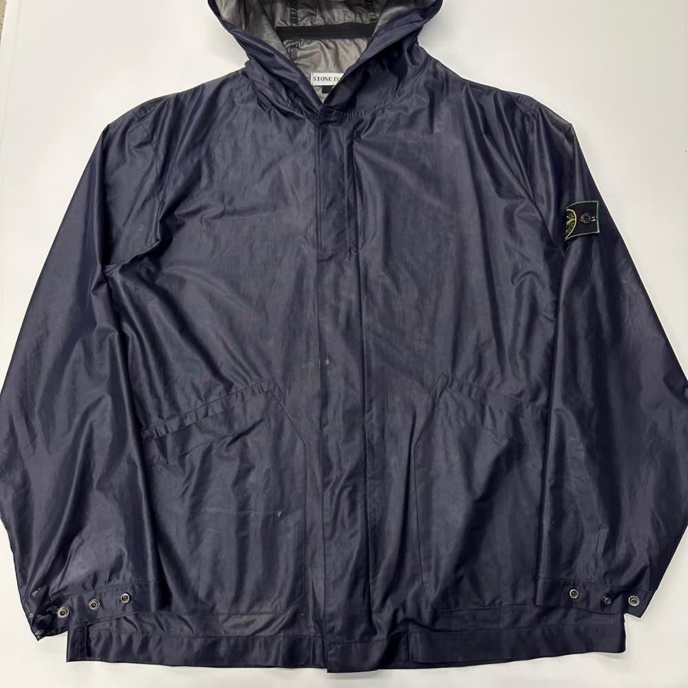 (중고) Stone island 스톤아일랜드 1990‘s 그린 와펜 나일론 후드 자켓 5