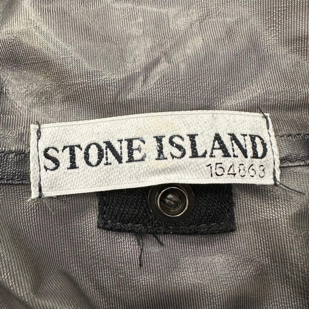 (중고) Stone island 스톤아일랜드 1990‘s 그린 와펜 나일론 후드 자켓 11