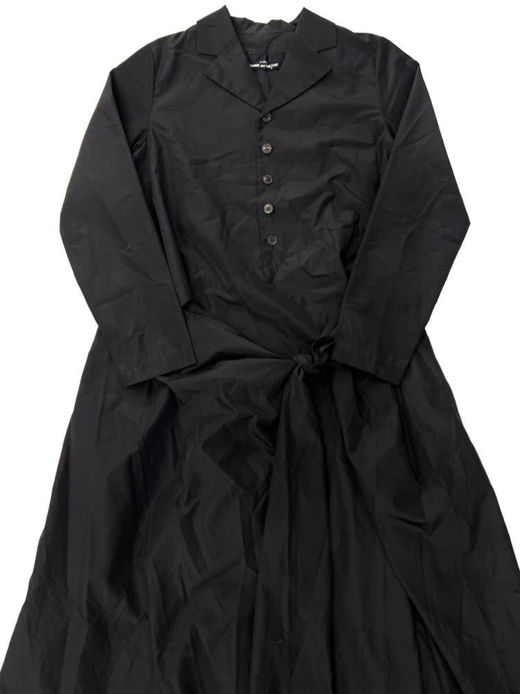 (중고) Commedes Garcons 꼼데가르송 트리콧 셔츠 버튼 블랙 랩 원피스 4