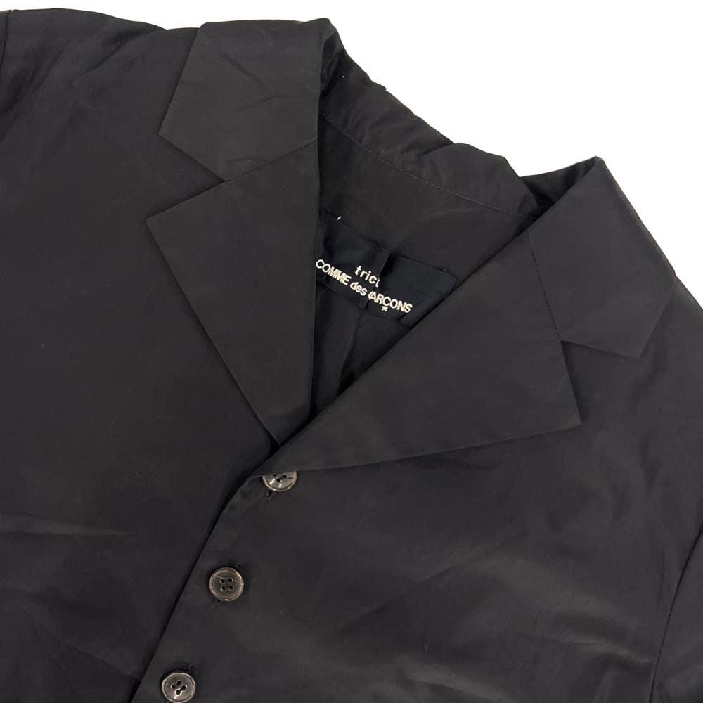 (중고) Commedes Garcons 꼼데가르송 트리콧 셔츠 버튼 블랙 랩 원피스 6