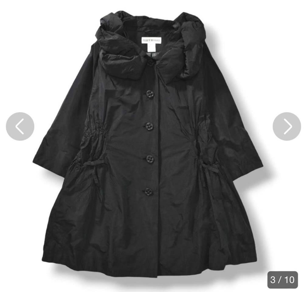 (중고)isseymiyake 이세이미야케 00’s 아카이브 블랙 코트 4