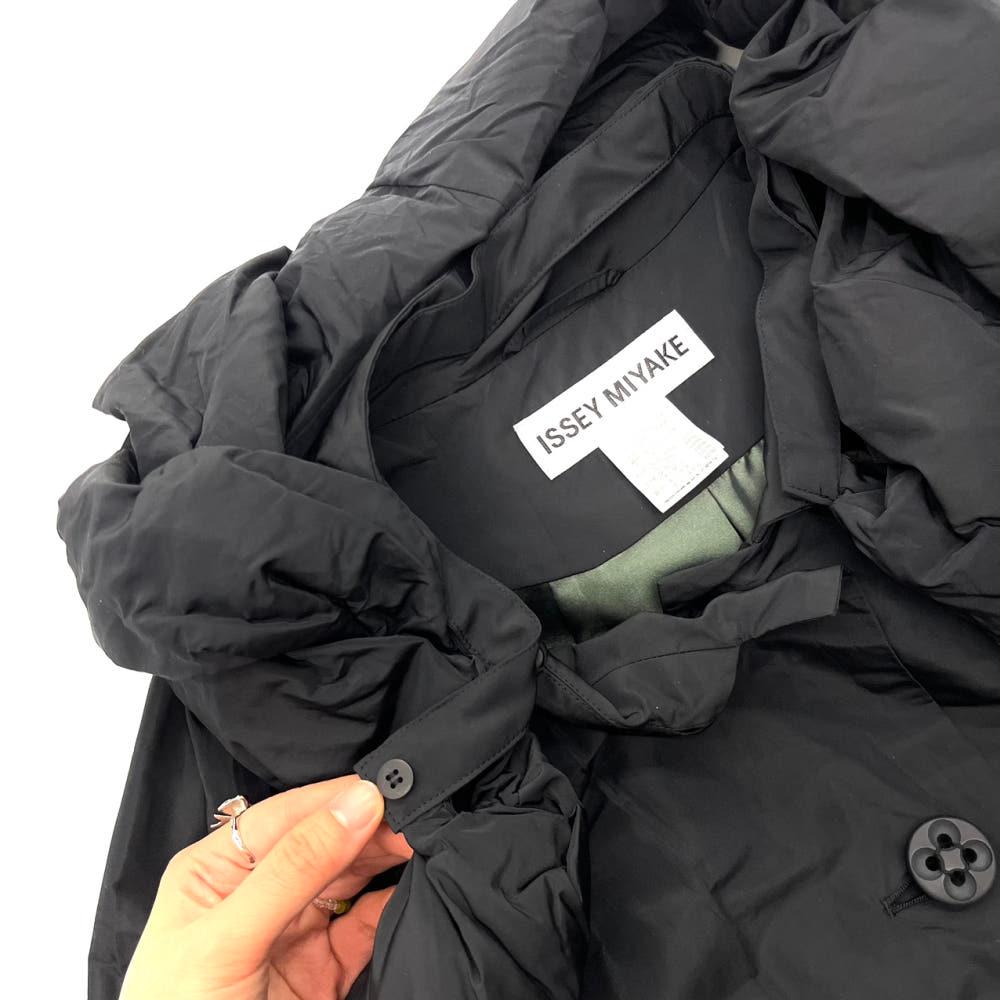 (중고)isseymiyake 이세이미야케 00’s 아카이브 블랙 코트 9
