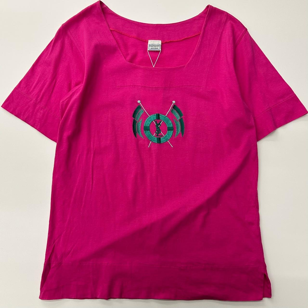 (중고) Ysl 입생로랑 90‘s 티셔츠 핑크 2