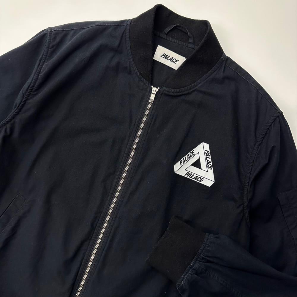 (중고) PALACE 팔라스 립스탑 블랙 봄버 자켓 4