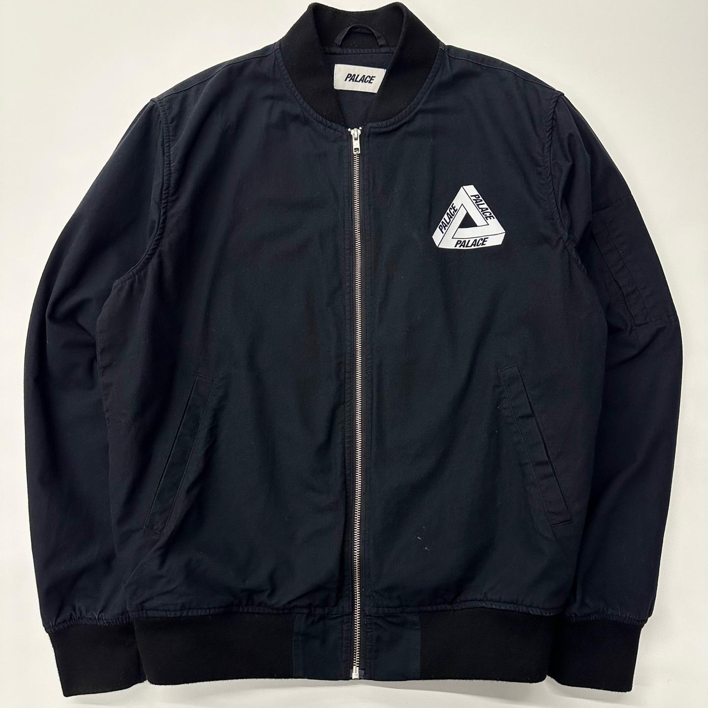 (중고) PALACE 팔라스 립스탑 블랙 봄버 자켓 2