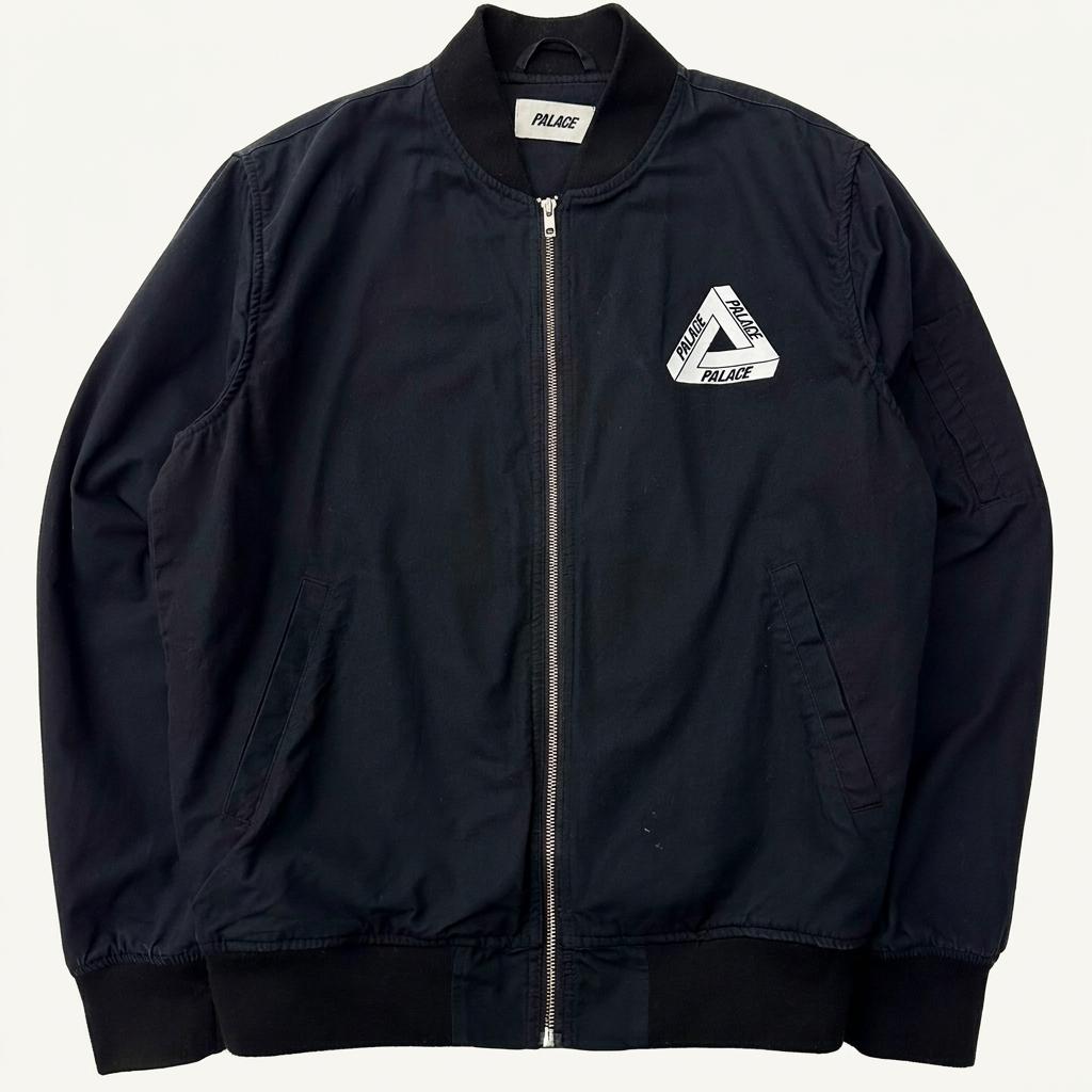 (중고) PALACE 팔라스 립스탑 블랙 봄버 자켓 1