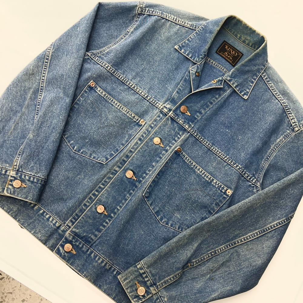 (중고) Hysteric Glamour 히스테릭 글래머 웨스턴 데님 프린팅 자켓 7