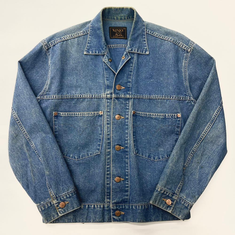 (중고) Hysteric Glamour 히스테릭 글래머 웨스턴 데님 프린팅 자켓 5