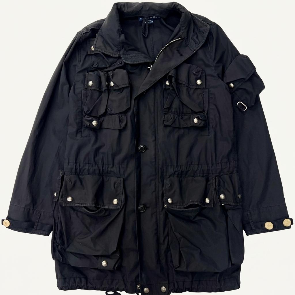 (중고)Polo 폴로랄프로렌 00‘s 블랙 유틸리티 자켓 1