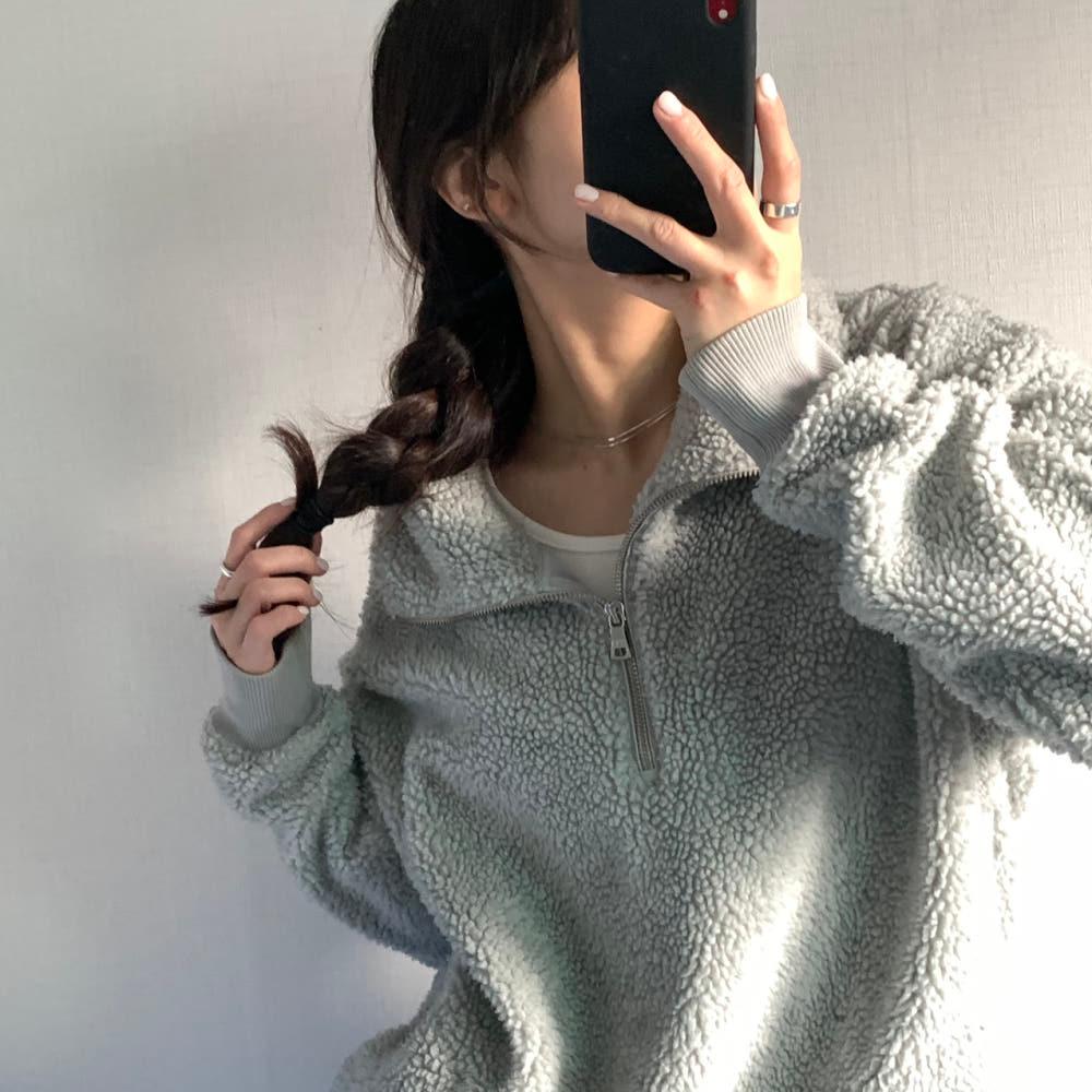(중고) Polo 폴로 신형 그레이컬러 플리스 하프집업 11