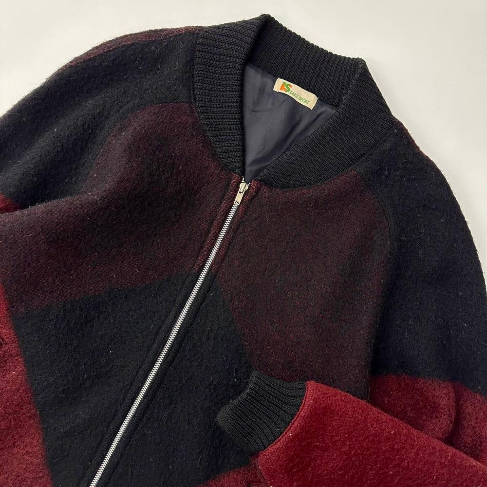 (중고)isseymiyake 이세이미야케 모직 블루종 4