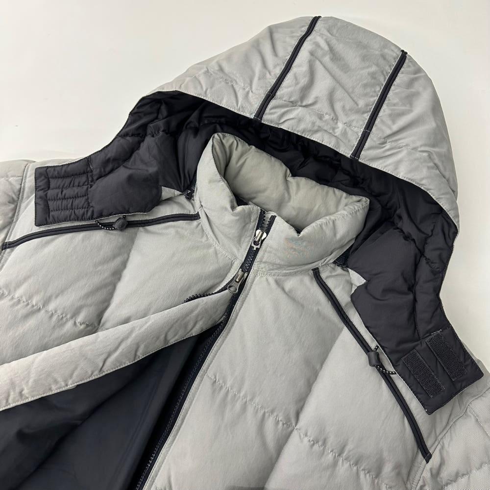 (중고)  Nike 나이키 2000‘s 제펜 퀼티드 그레이 다운 후드 패딩 5