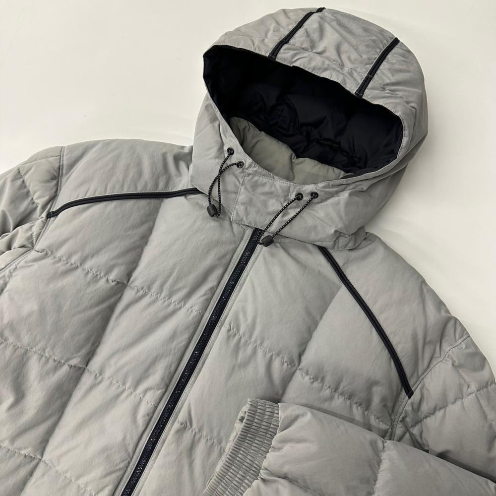(중고)  Nike 나이키 2000‘s 제펜 퀼티드 그레이 다운 후드 패딩 8