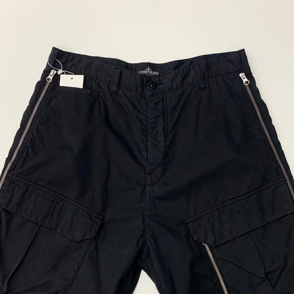 (중고)Stone Island 스톤아일랜드 쉐도우 프로젝트 블랙 와펜 코튼 카고 팬츠 7