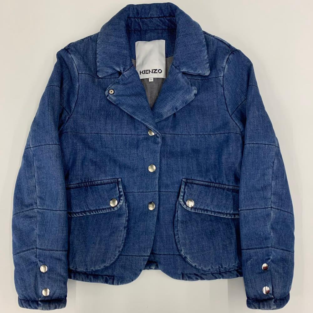 (중고)Kenzo 겐조 싱글 브레스티드 데님 재킷 3