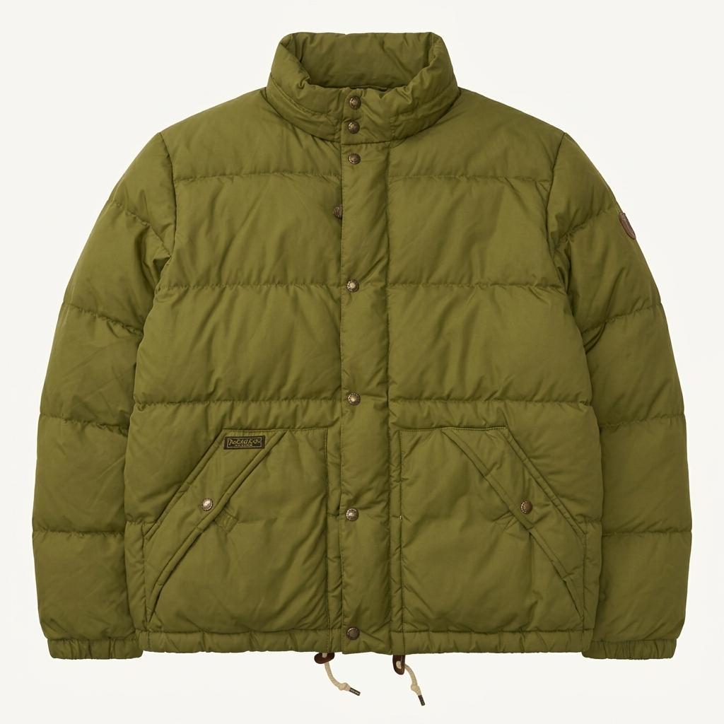 (중고) Polo 폴로랄프로렌 엘름우드 레더 패치 다운 1