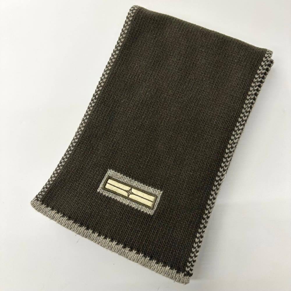 (중고) Stone lsland 스톤아일랜드 90‘s 로고 울 머플러 6