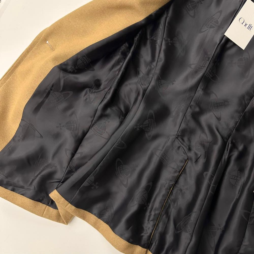 (중고) Vivienne Westwood 비비안웨스트우드 베이지 울 슬림 싱글 블레이저 9