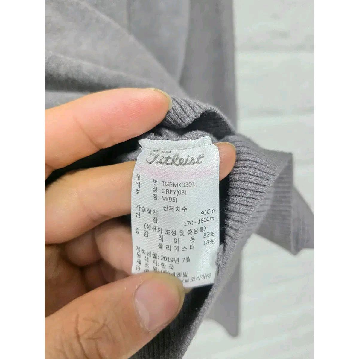 M 19s 타이틀리스트 골프 긴팔 티 D395 4
