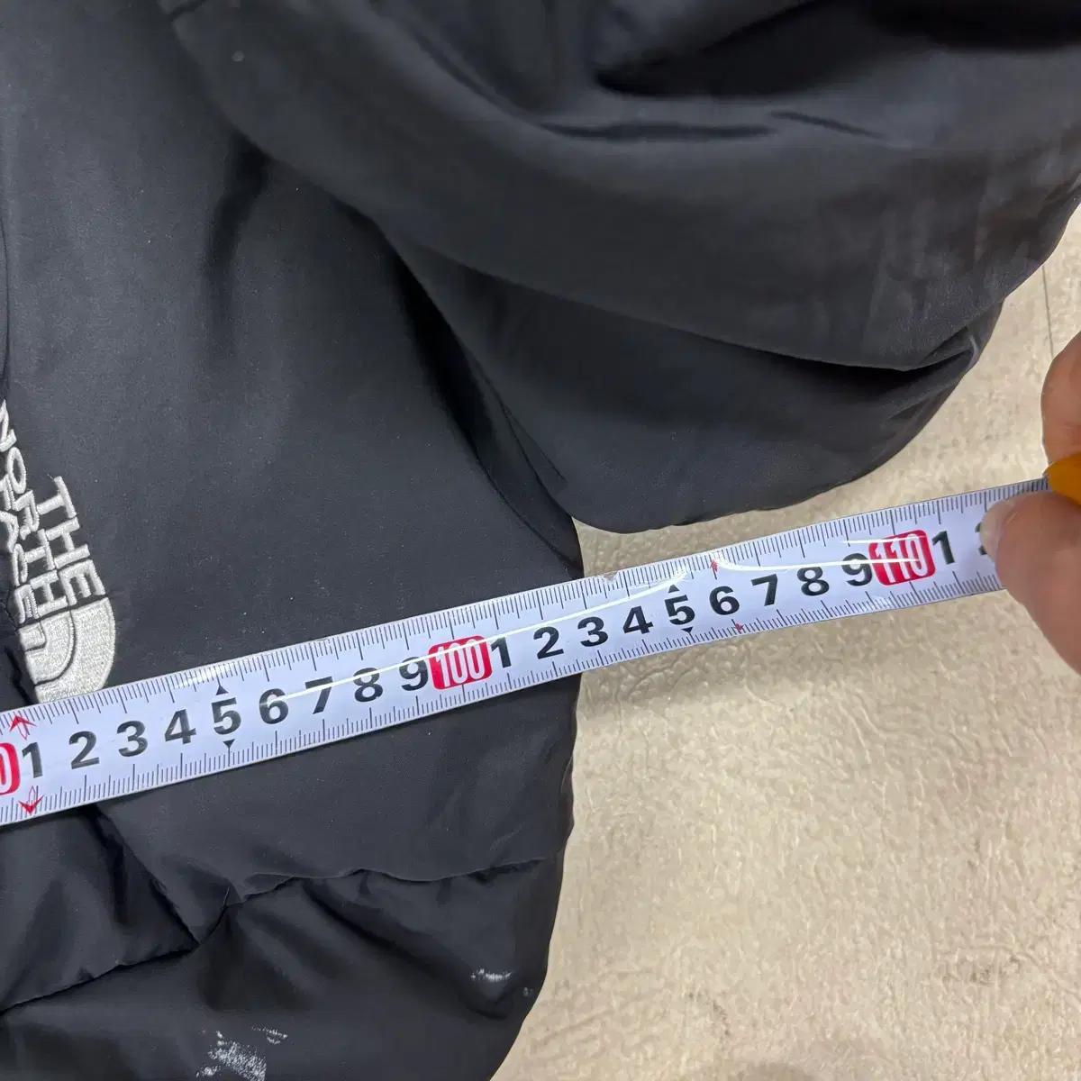 노스페이스 구스다운 블랙 롱 패딩 7