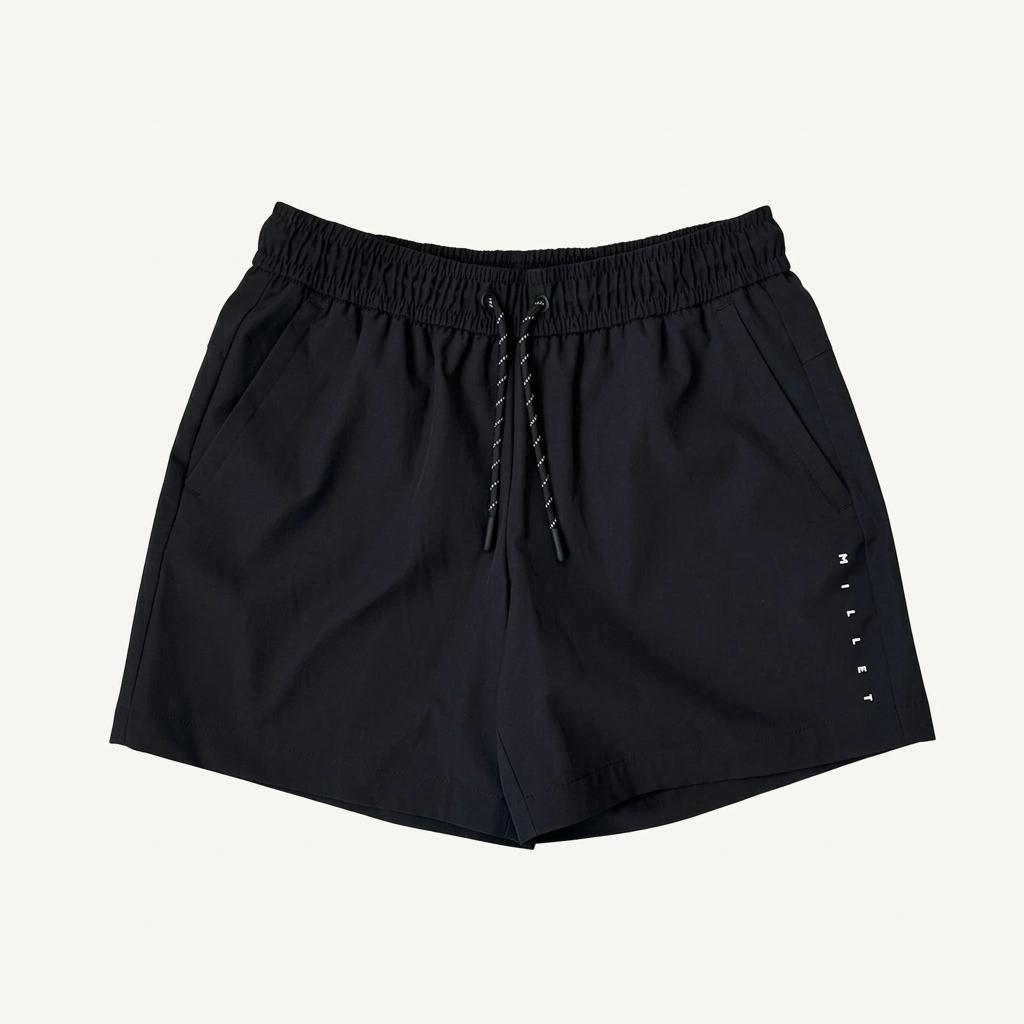 밀레 블랙 기능성 밴딩 반바지 1