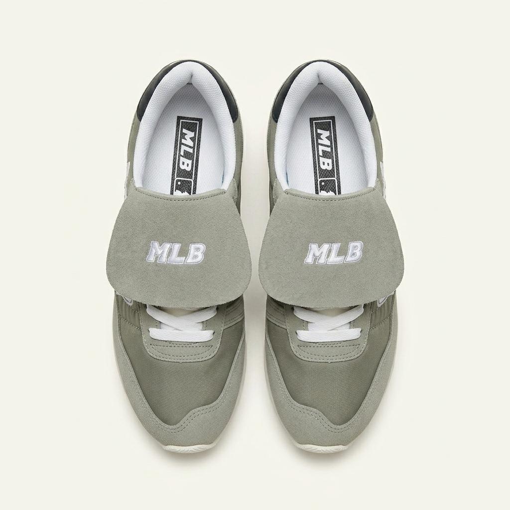 [MLB] 엠엘비 빅로고 스니커즈 그레이 1