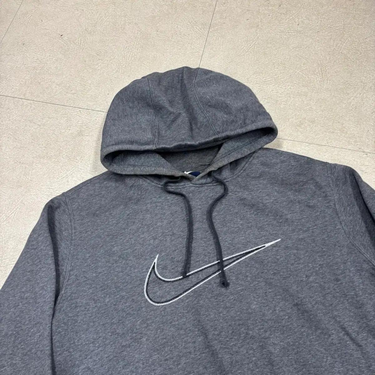 나이키 빅로고 그레이 후드티 3