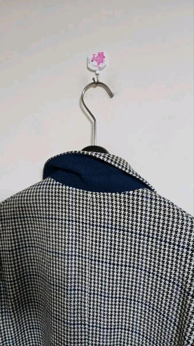 BCBG체크 모 롱자켓  6