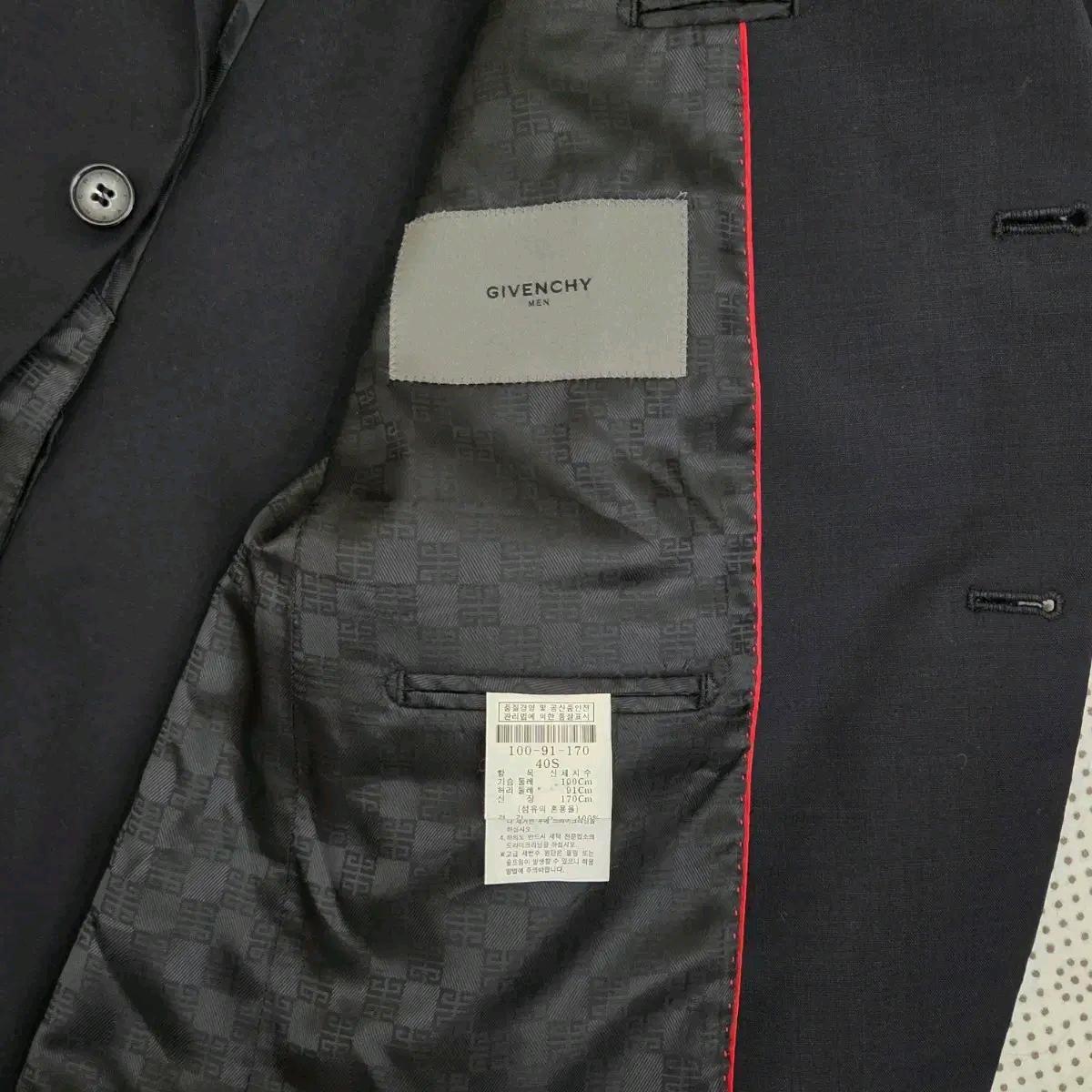 Givenchy 지방시 울 블랙 수트 셋업 3