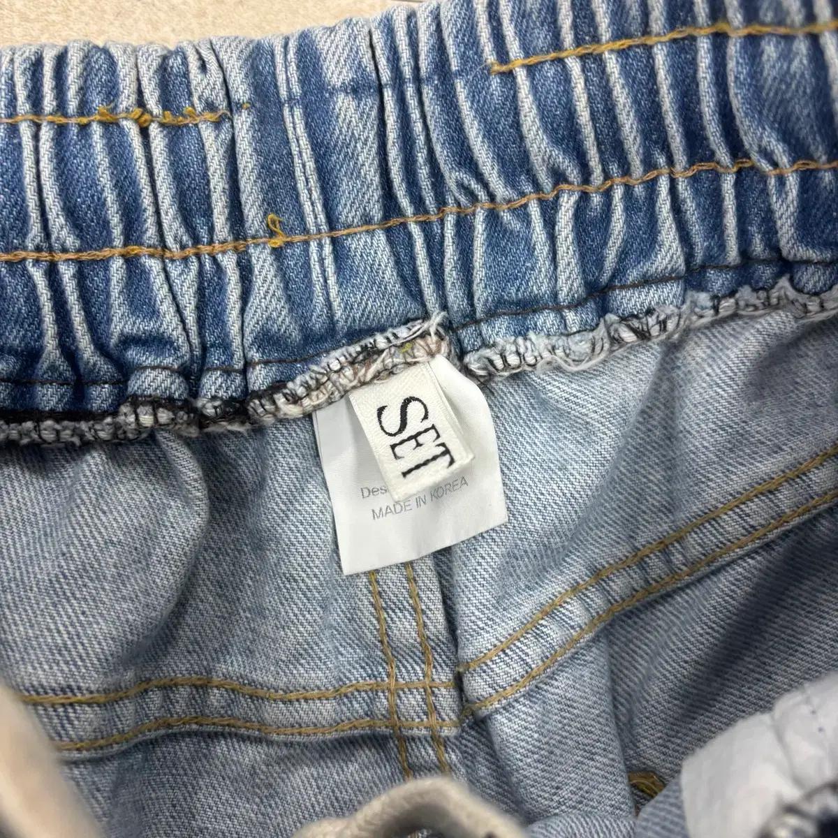 빈티지 워싱 카펜터 버뮤다 데님 팬츠 4