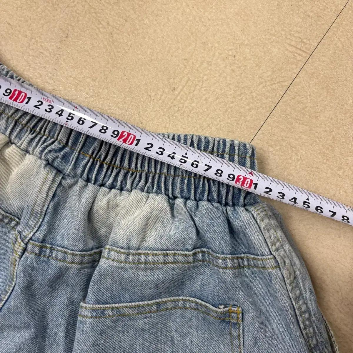 빈티지 워싱 카펜터 버뮤다 데님 팬츠 6