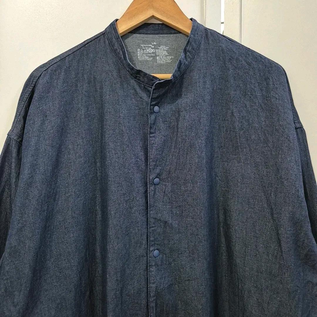무인양품 데님 오버 셔츠 남성 L~XL 3