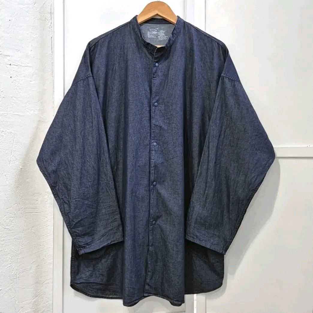 무인양품 데님 오버 셔츠 남성 L~XL 2