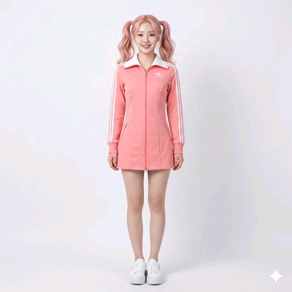 아디다스 핑크 미니 원피스 5