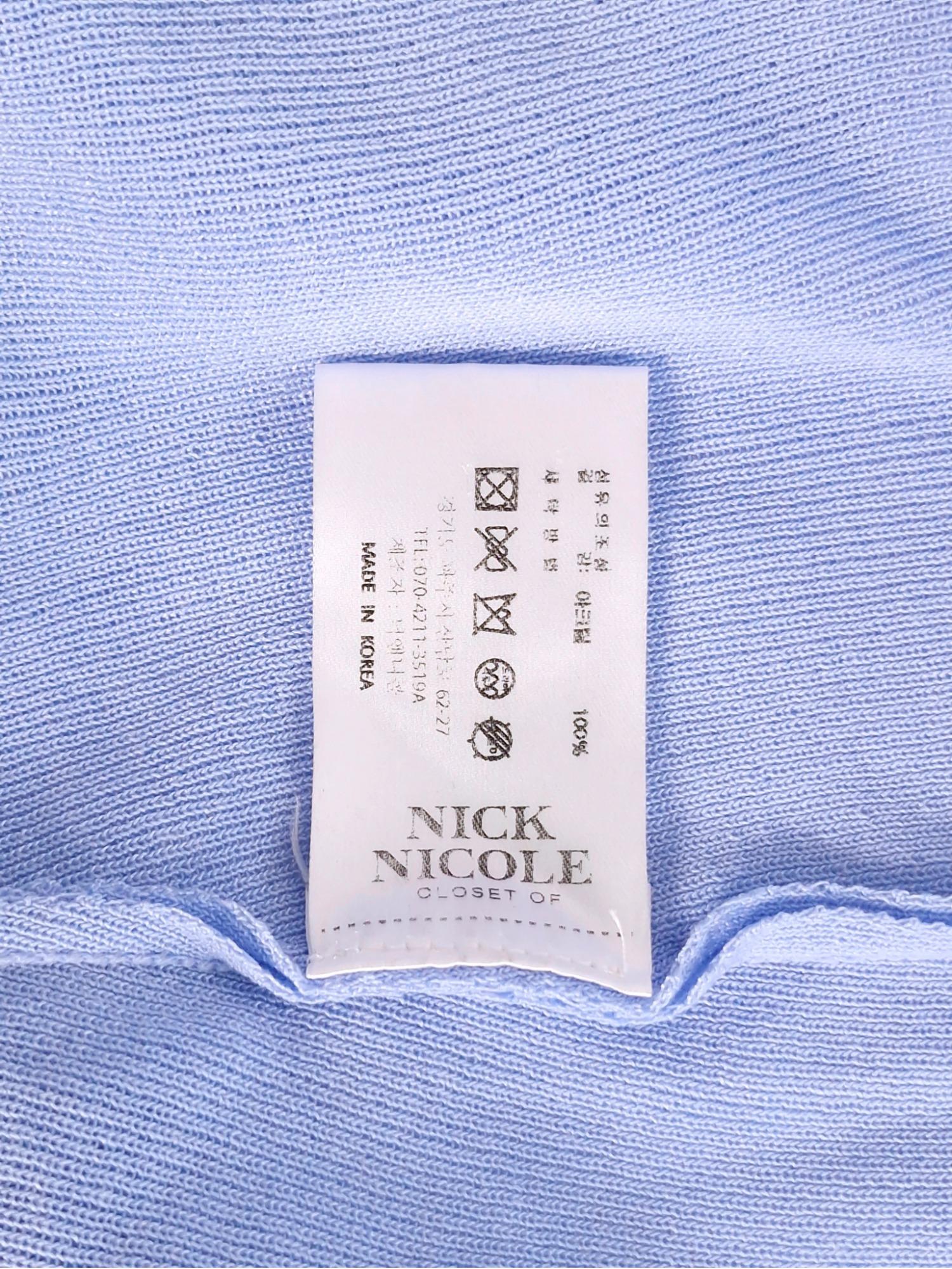 NICK&NICOLE 닉앤니콜 브이넥 썸머 니트 [A236] 6