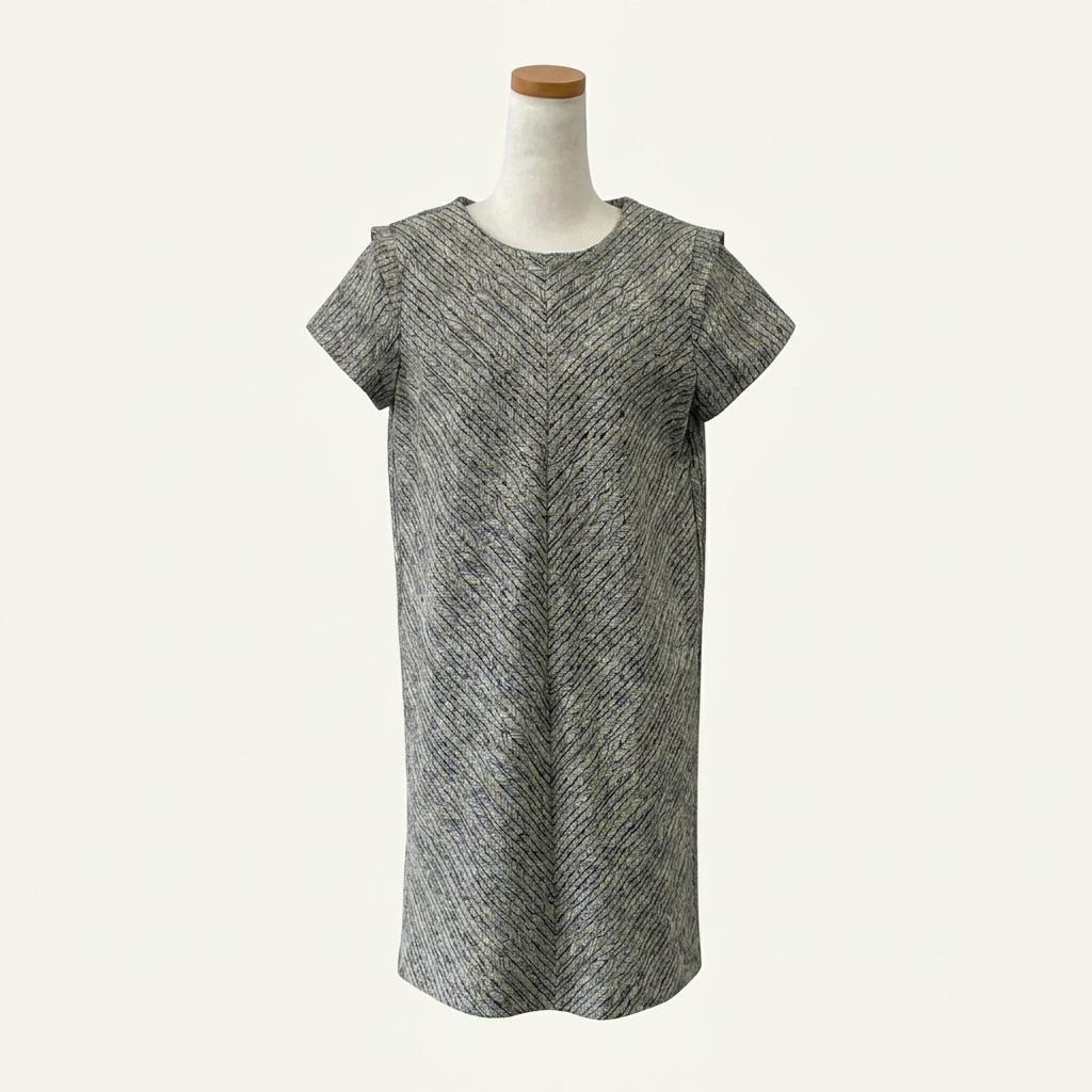 자라(ZARA) 기하학적 패턴 시프트 원피스 1