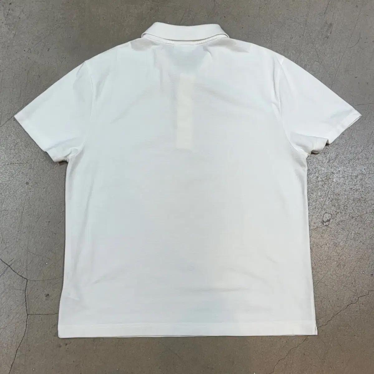5(L) 라코스테 화이트 카라 반팔티 4