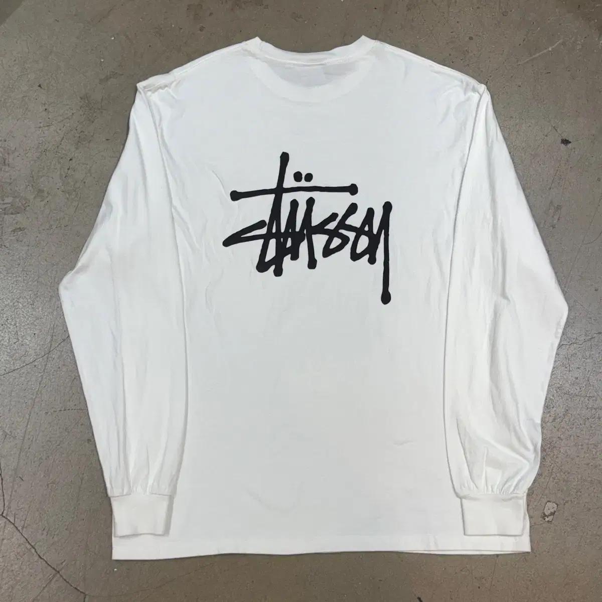XL 스투시 화이트 롱슬리브 4